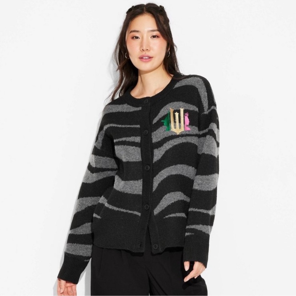 Women's Wicked Stripe Graphic Cardigan Sz.XS  NWT